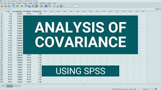 Analysis of Covariance ANCOVA in SPSS [upl. by Daniyal]