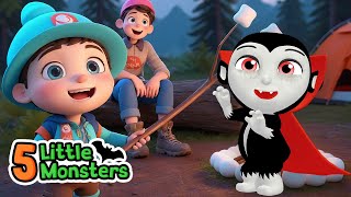 Let’s Go Camping  Camping Song  Nursery Rhymes for preschoolers  Monsters [upl. by Okwu683]