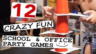 12 Crazy Fun School amp Office Party Games [upl. by Yntruoc986]