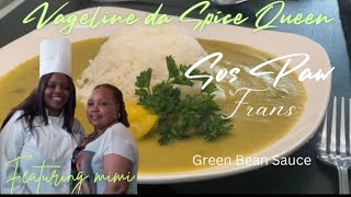 How to Make SOS Paw Frans Authentic Haitian Green Bean Sauce haiti haitainfood cookingvideo [upl. by Nosimaj255]