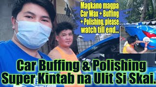 Car Buffing  Car Wax  Polishing in Davao  Magkano [upl. by Nnylhtak240]