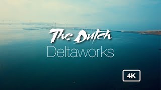 The Dutch Deltaworks by drone 4K [upl. by Dhaf]