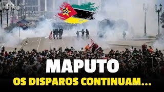 MAPUTO Polícia abre f0go c0ntra os mnifestantes [upl. by Enak]