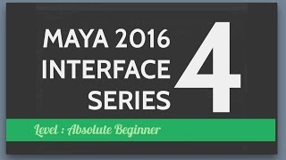 Maya 2016 Interface 4  View Panel [upl. by Yecart]