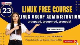 How to create a group in Linux  Group Creating in Linux  groupadd groupmod gpasswd comand in linux [upl. by Bostow302]