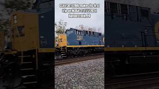 CSX 7301 288 made its first run on M63431 Seen at Harborcreek PA It was rebuilt at Wabtec [upl. by Happ]