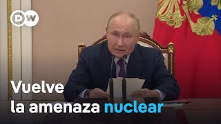 Putin cambia su doctrina de uso de armamento nuclear y lanza nueva amenaza a Occidente [upl. by Enelrihs]