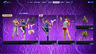 OFFICIAL STREET FIGHTER FORTNITE DATE Street fighter skins Return Relase date shop coming back [upl. by Parthinia]