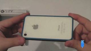 Caseless Glide Bumper for iPhone 44S Review GermanDeutsch [upl. by Anirtep]