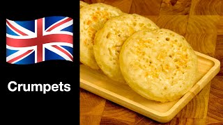 e15 Crumpets Easy Traditional British Crumpets Recipe Best British Crumpets Recipe [upl. by Lovering]