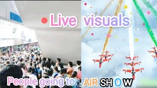 Live craze for Air Show in Chennai [upl. by Nnylsoj268]