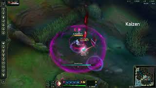 League Of Legends Auto ComboSpells Showcase  KaizenScript [upl. by Odnamra]