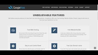 GoogieHost  Free Web Hosting  Unlimited Free Hosting  Part 01 [upl. by Norby]