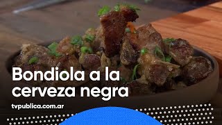 Bondiola a la cerveza negra  Cocineras y Cocineros Argentinos [upl. by Nolaj]