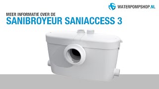 Sanibroyeur SANIACCESS3 [upl. by Alleyn]