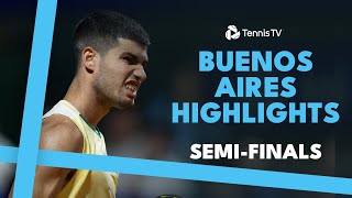 Alcaraz vs Jarry Diaz Acosta vs Coria in Argentine Derby  Buenos Aires 2024 SemiFinal Highlights [upl. by Jessabell]