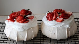 How to make meringue cake pavlovaseasy recipe [upl. by Yakcm957]