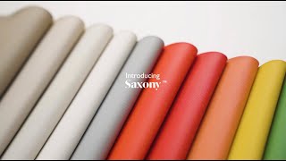 Presenting Saxony New Ecosense coated fabric by Spradling USA [upl. by Thorley76]