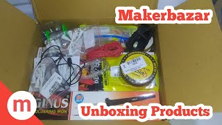 Makerbazar Unboxing Products  How to Unboxing makerbazar low price [upl. by Gasser455]