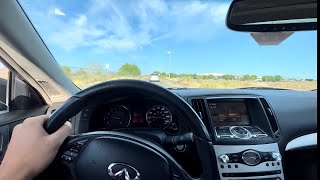 POV Driving a G37 to Highschool [upl. by Trahurn]