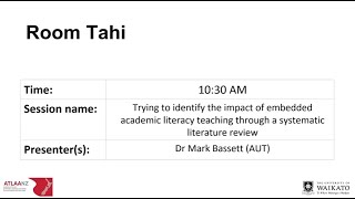 Identifying the impact of embedded academic literacy teaching through a systematic literature review [upl. by Mallin]