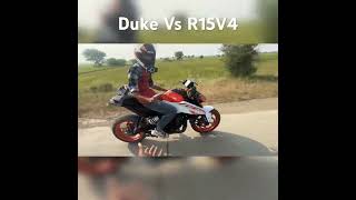 Duke Vs R15 V4 Drage Race  Hyper Race  Duke 250 Power Machine  Motovlogers  Bike Riding Vlogs [upl. by Yderf]