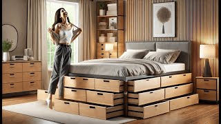 🛏️ LUSPAZ Queen Size Platform Bed Frame  Best King Storage Bed Frame With Drawers 🛏️ [upl. by Hui]