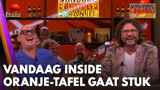 Vandaag Inside Oranjetafel gaat stuk om beelden van diskwalificatie estafetteploeg [upl. by Blood]