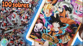 ABRIMOS 100 sobres de DRAGON BALL Z mas SORPRESA [upl. by Steward]