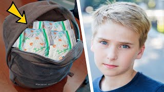 Boy Brings Diapers To School Every Day – Parents Bursts Into Tears When Realising Why [upl. by Bernelle]