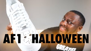 Air Force 1 Jason Vorhees Halloween 2024 On Foot Sneaker Review QuickSchopes 747 Schopes IB4025 100 [upl. by Karlen287]