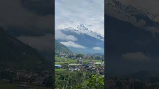 Mount Everest time lapse beautiful view from Pokhara Nepal plz subscribe❤️❤️ [upl. by Anirtak]