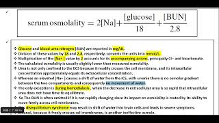 pediatric body fluids  osmolality amp volume control [upl. by Curkell]