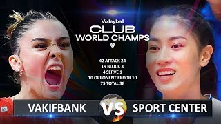 VakifBank Spor Kulubu vs Sport Center  Volleyball CWC 2023 [upl. by Ecreip]