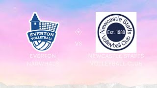 Everton Narwhals vs Newcastle Staffs VC Set 3 of 5  NVL Div 2 [upl. by Ueihtam]