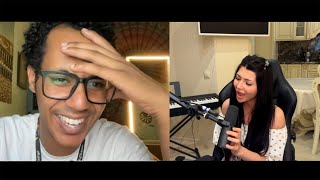 Tori Grand singing to Strangers on Ometv  The Voice reaction Omegle [upl. by Brinn]