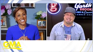 Garth Brooks announces his concert will be shown at drivein theaters l GMA [upl. by Jacquenette968]