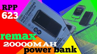 Remax Rpp 623  power bank  20000Mah powerbang [upl. by Undis]