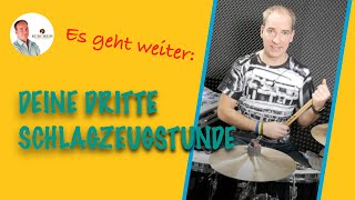 Schlagzeug lernen für erwachsene Anfänger  Bass Drum Technik  Heel Down  die ersten Grooves [upl. by Kellby]