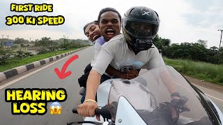 Subscriber Ko Hayabusa Me 300 Ki Speed Me Ride Diya 😱 Hearing Loss Ho Gya😓 [upl. by Llenor471]