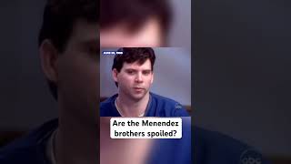 The Menendez Brothers about being spoiled 😳 menendezbrothers trending [upl. by Steinke]