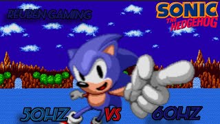 Sonic Was SLOW In Europe Sonic The Hedgehog 50hz VS 60hz [upl. by Dunlavy]