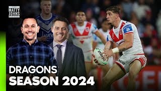 St George Illawarra Dragons The Year That Was  Matty Johns Podcast  Fox League [upl. by Ahseenat]