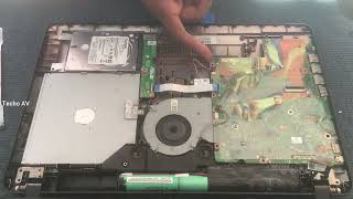 Asus VivoBook X540u Battery Replacement  Disassembly [upl. by Htabazile]