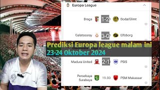 Europa league Predictions 2324 Oktober 2024 [upl. by Ahsieyt943]