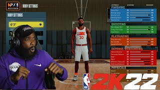 The Creation Of Cash Nasty BEST My Player Build NBA 2K22 MyCareer Ep 1 [upl. by Martica]