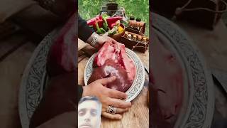 Id tog fogdog dfo food cooking steak outdoorcooking keşfet bushcraft bbq instral seafood [upl. by Nomelc]