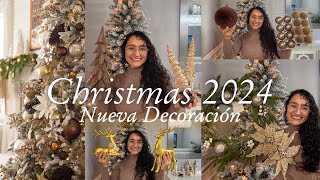 ✨🤎DECORACIÓN NAVIDEÑA 2024 ÁRBOL DE NAVIDAD IDEAS DECORACIÓN NAVIDADChristmas COLOR EN TENDENCIA [upl. by Nneb]