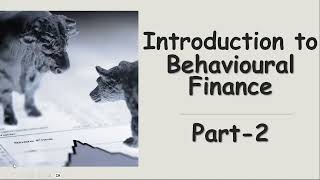 Introduction to Behavioural Finance Part2 Investment Decision Making viral trending feedshorts [upl. by Aleedis]