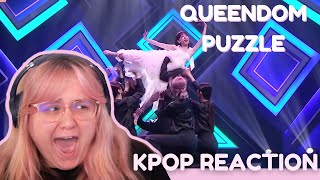 REACTION TO QUEENDOM PUZZLE UP DOWN Riina Ji Han Yeo Reum Bo Ra Woo Yeon [upl. by Ecinehs]